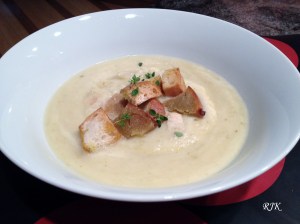 Crema de raiz de apio