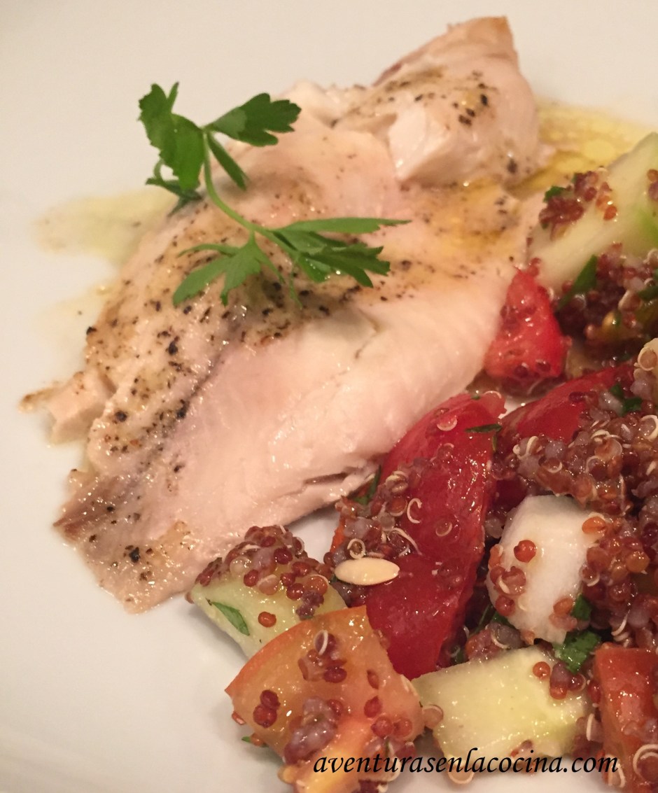Filete de tilapia con mantequilla
