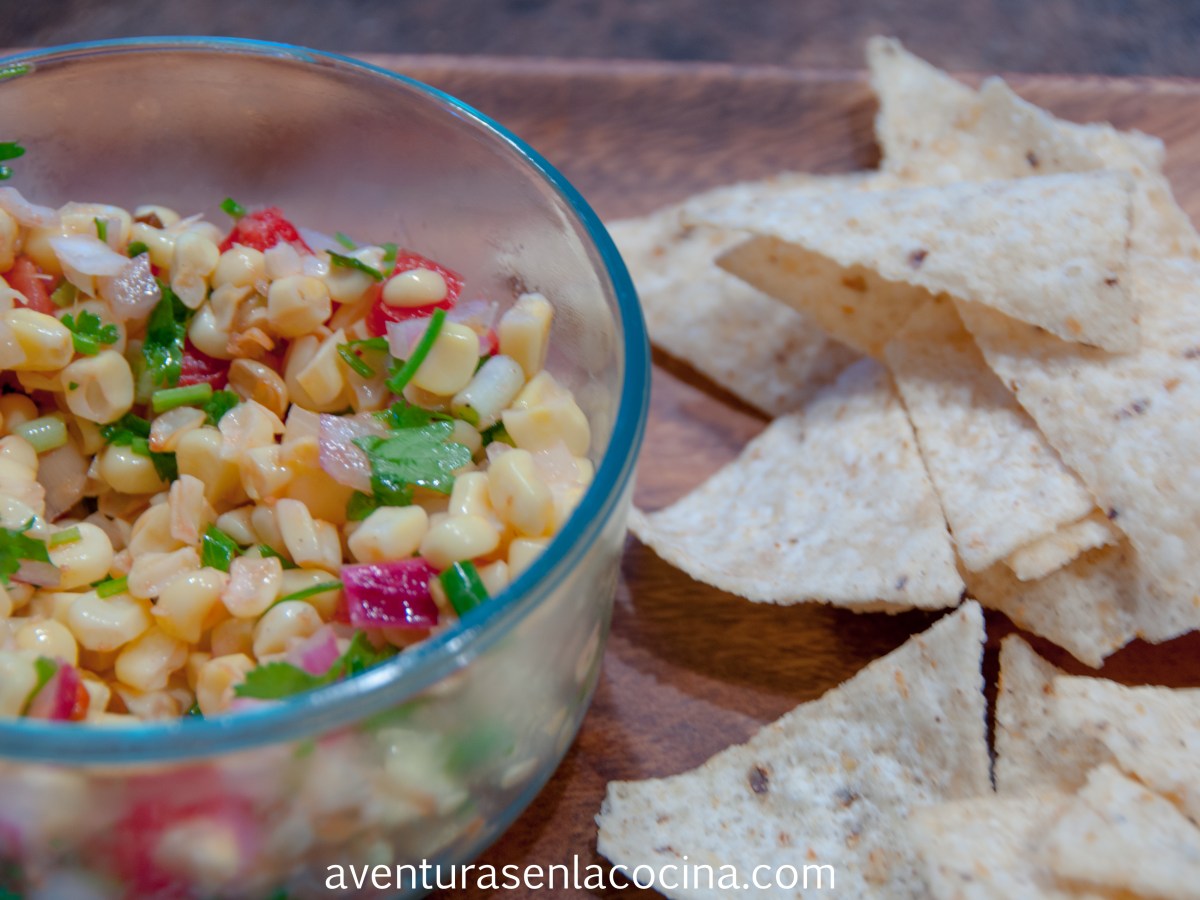 Salsa de elote&nbsp;rostizado