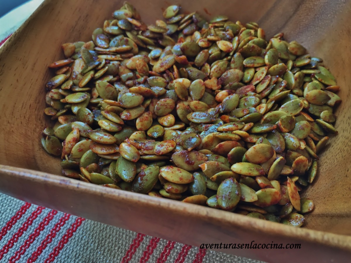 Pepitas con pimenton