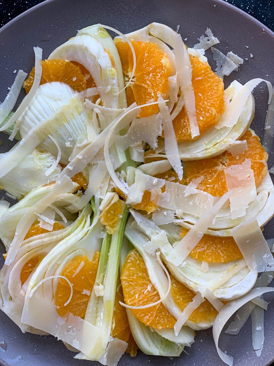 Receta de ensalada de naranja