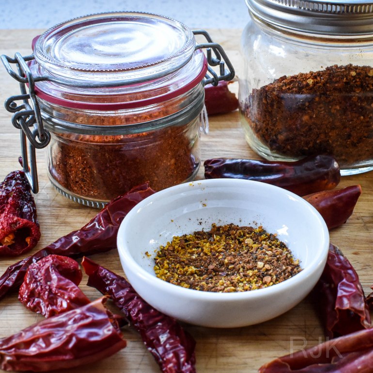 Chile en polvo hecho en casa