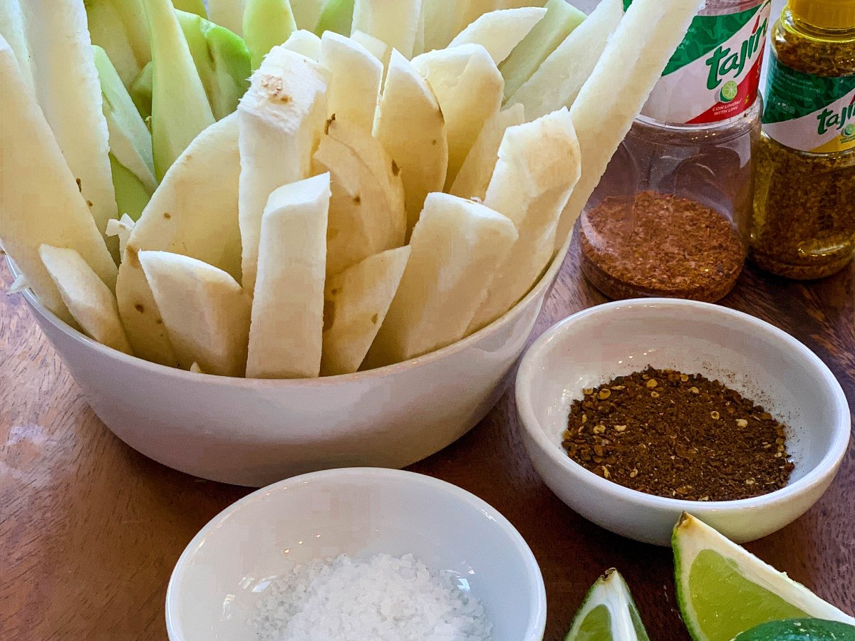 Snack de Jicama y&nbsp;chayote