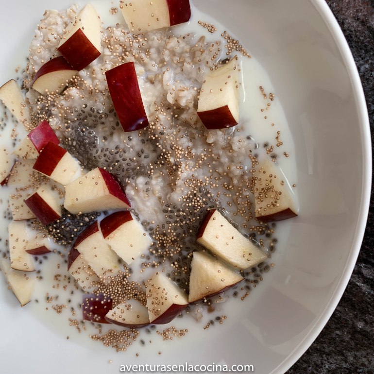 avena y fruta