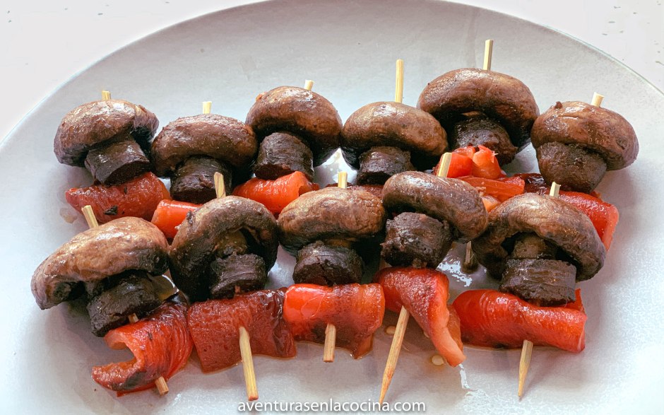 pimento y champiñon