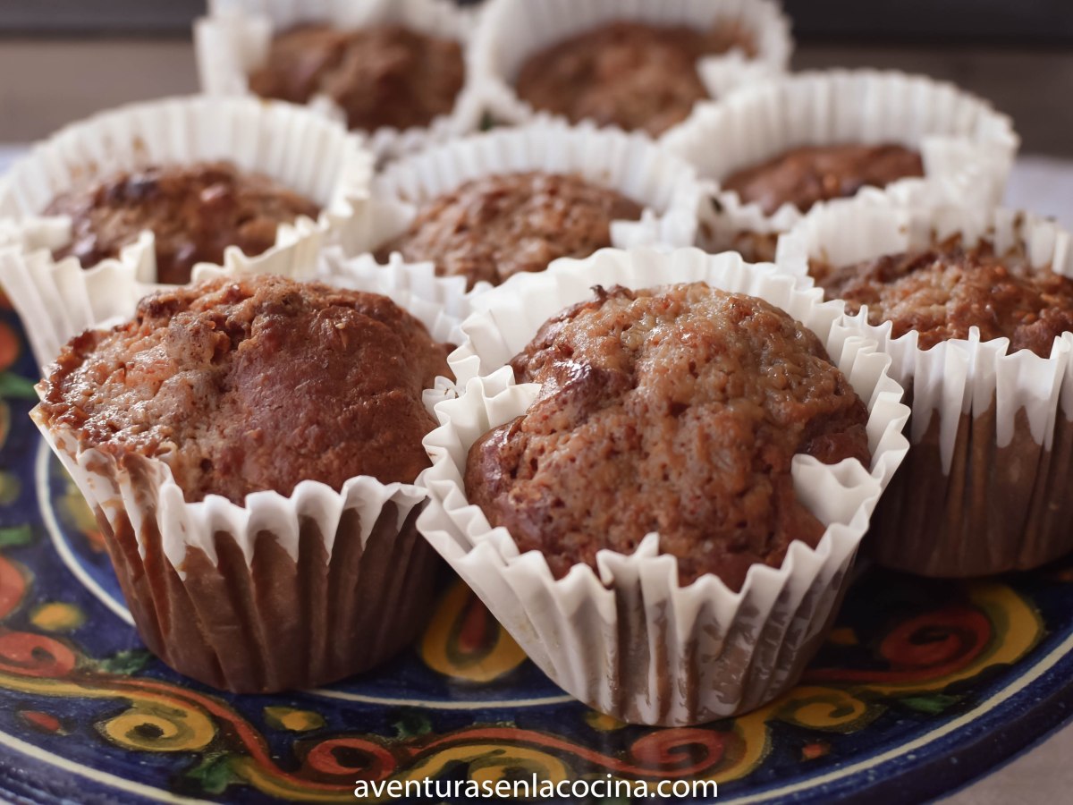 Muffin de manzana y&nbsp;granola