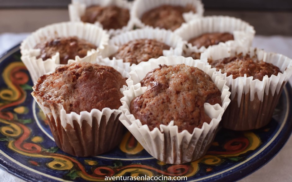 panecito de manzana y granola