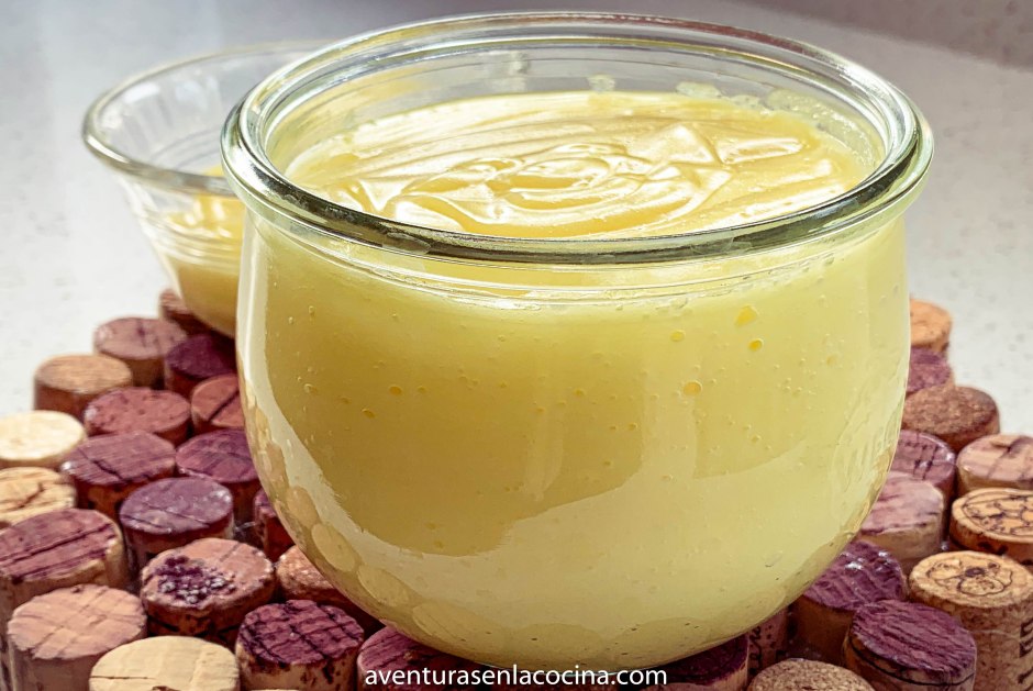 Crema de limon estilo inglesa. Aventuras en la cocina