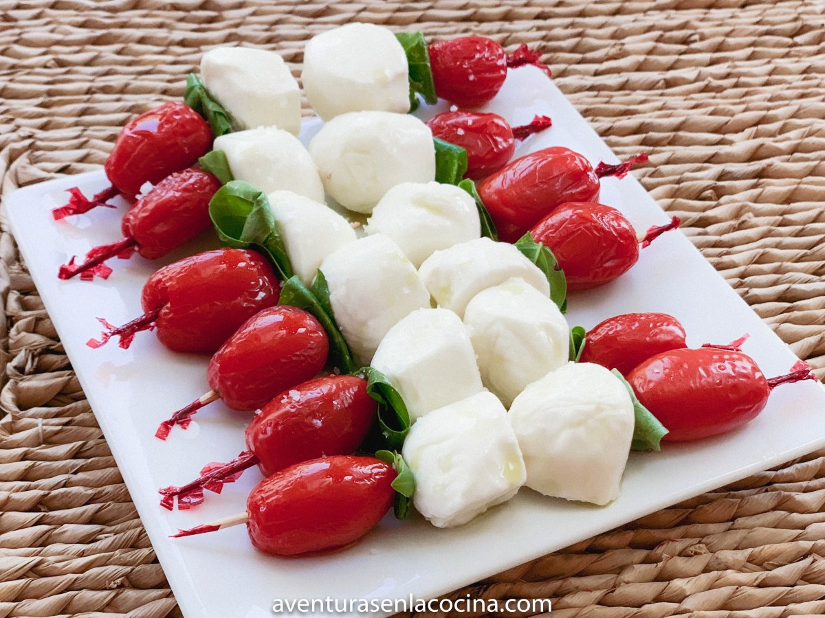 Brocheta de Caprese