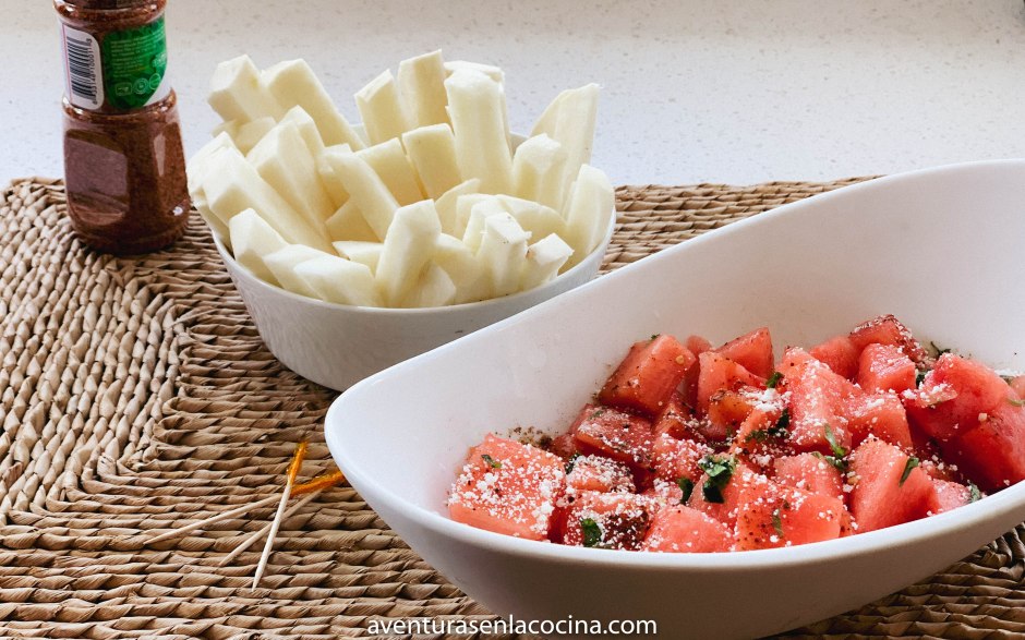 Ensalada de sandía I comida mexicana
