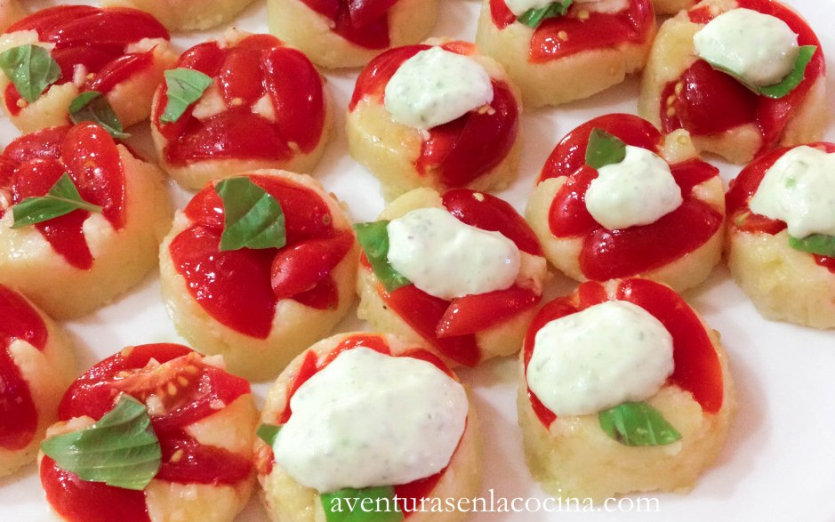 polenta y tomates / aventuras en la cocina