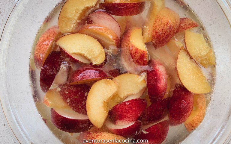 durazno deshidratado