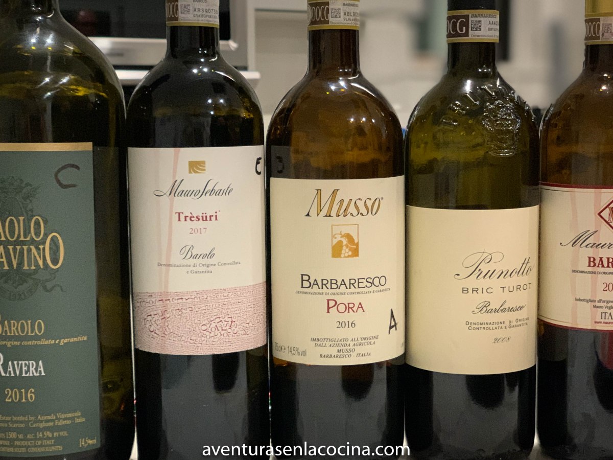Barolos y Barbarescos.