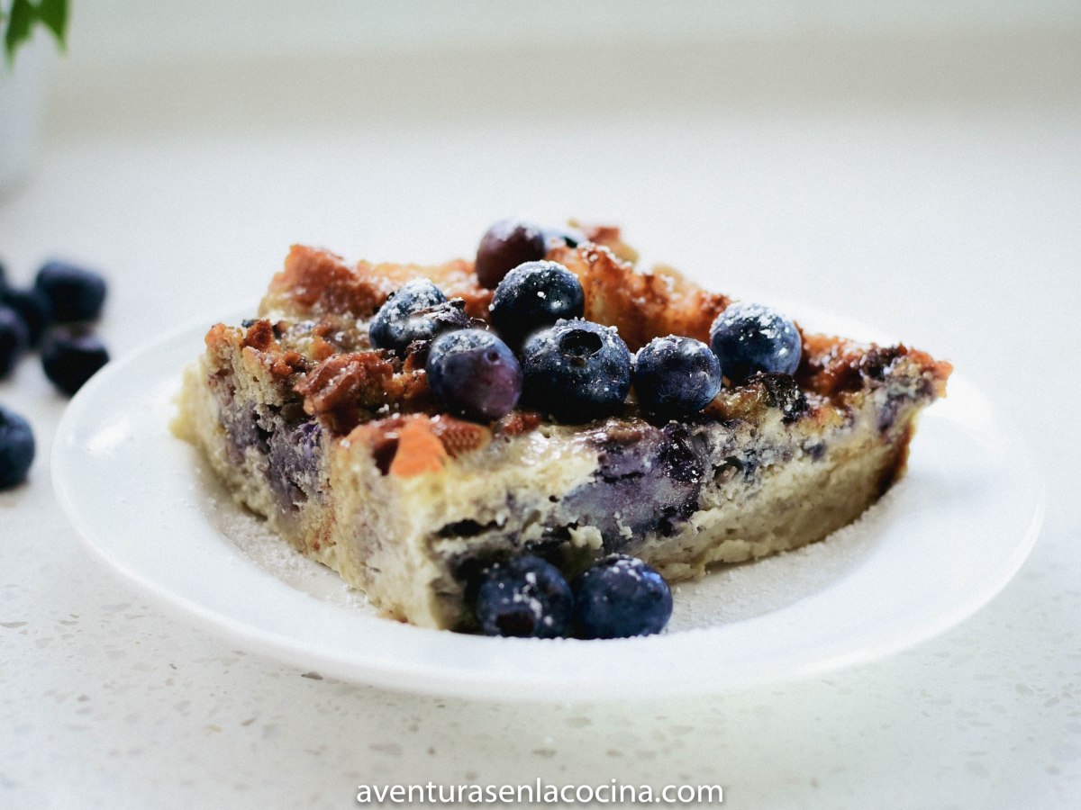 Pudín  de Arándanos.