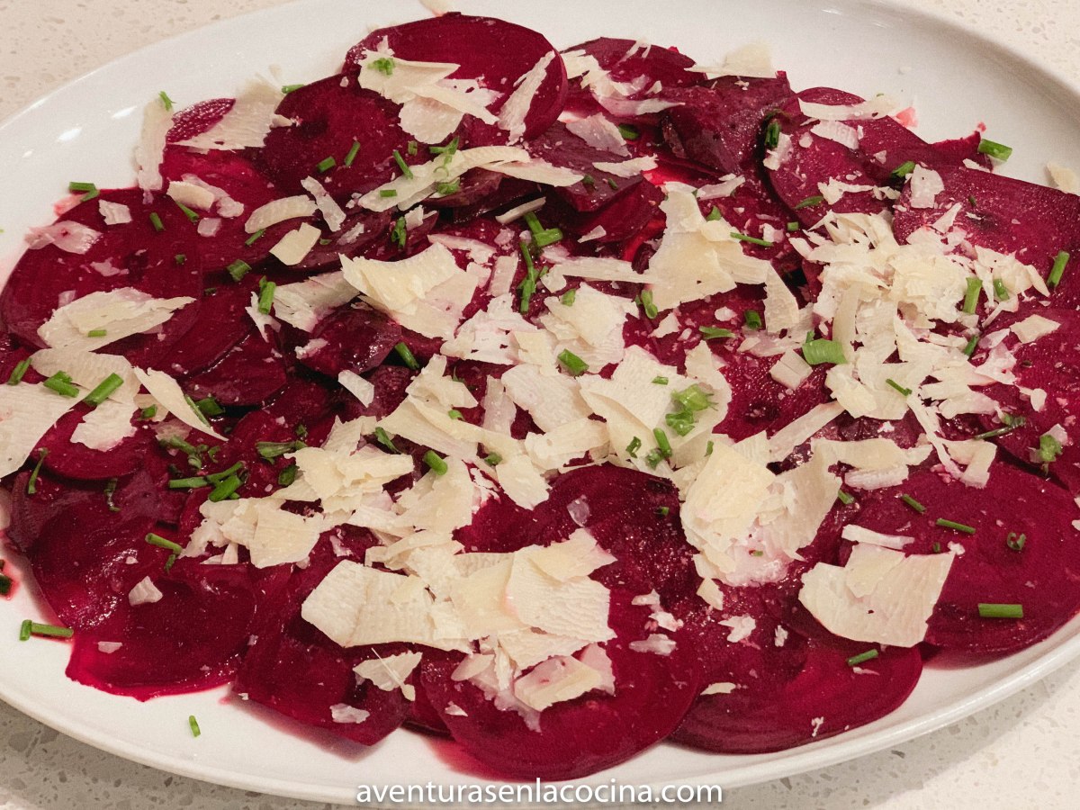 Carpaccio de Betabel