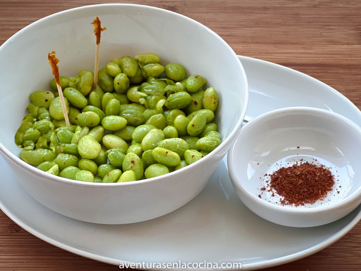 Botana de Edamame